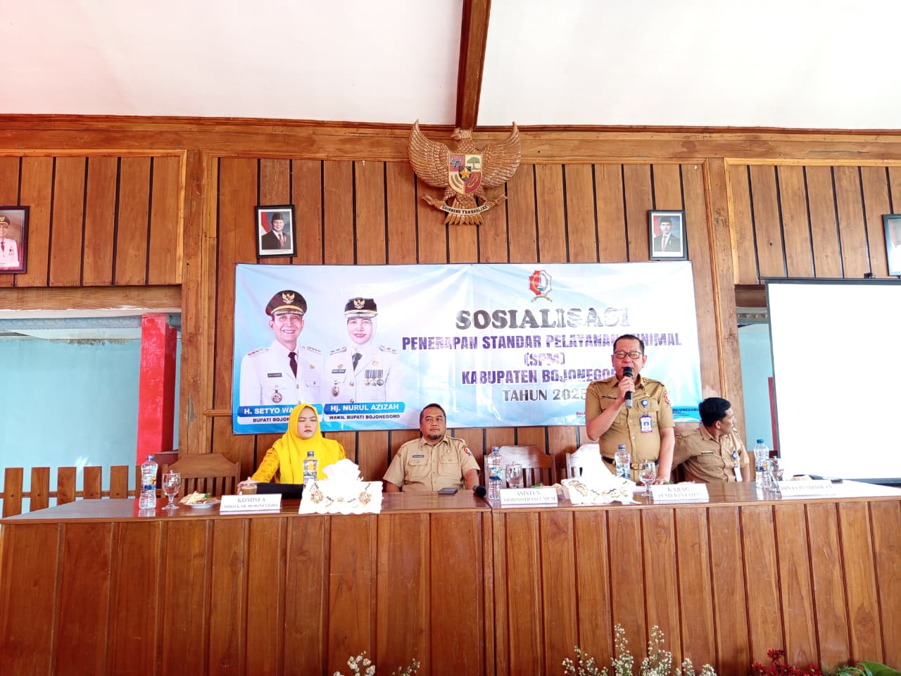 Sosialisasi Standar Pelayanan Minimal (SPM) 2025 yang dilaksanakan di Kecamatan Tambakrejo Hari Kedua