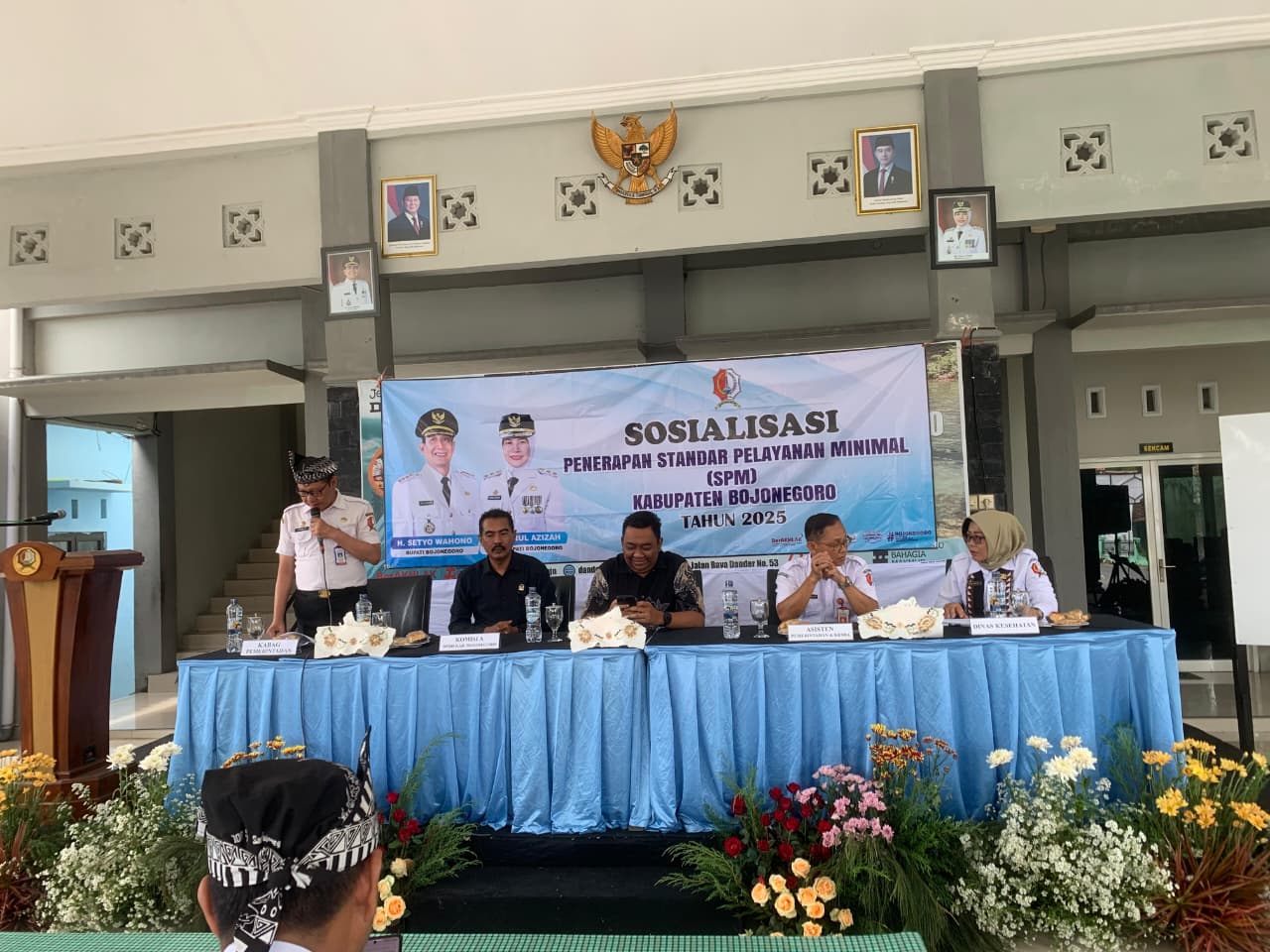 Sosialisasi Standar Pelayanan Minimal (SPM) 2025 yang dilaksanakan di Kecamatan Dander Hari Keempat